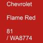 Preview: Chevrolet, Flame Red, 81 / WA8774.